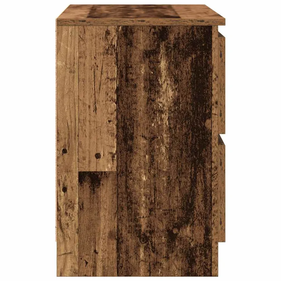 Meuble TV vieux bois 60x35x54 cm bois d'ingénierie - 7