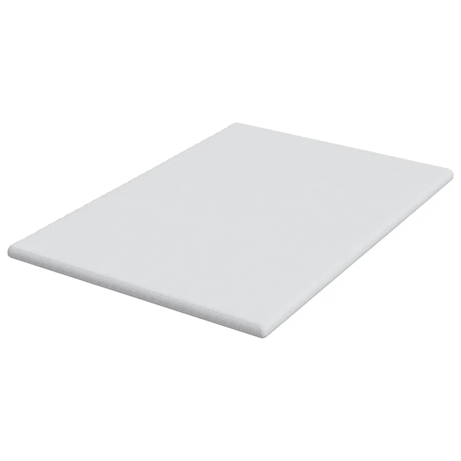 Surmatelas Blanc 140 x 200 cm Tissu Jacquard - 5