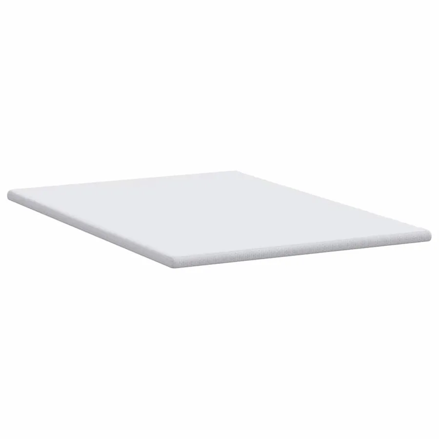Surmatelas Blanc 140 x 200 cm Tissu Jacquard - 6