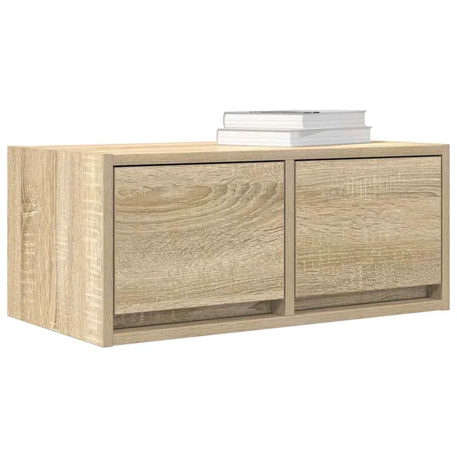 Meubles TV 2 pcs chêne sonoma 60x31x25,5 cm bois d'ingénierie - 12