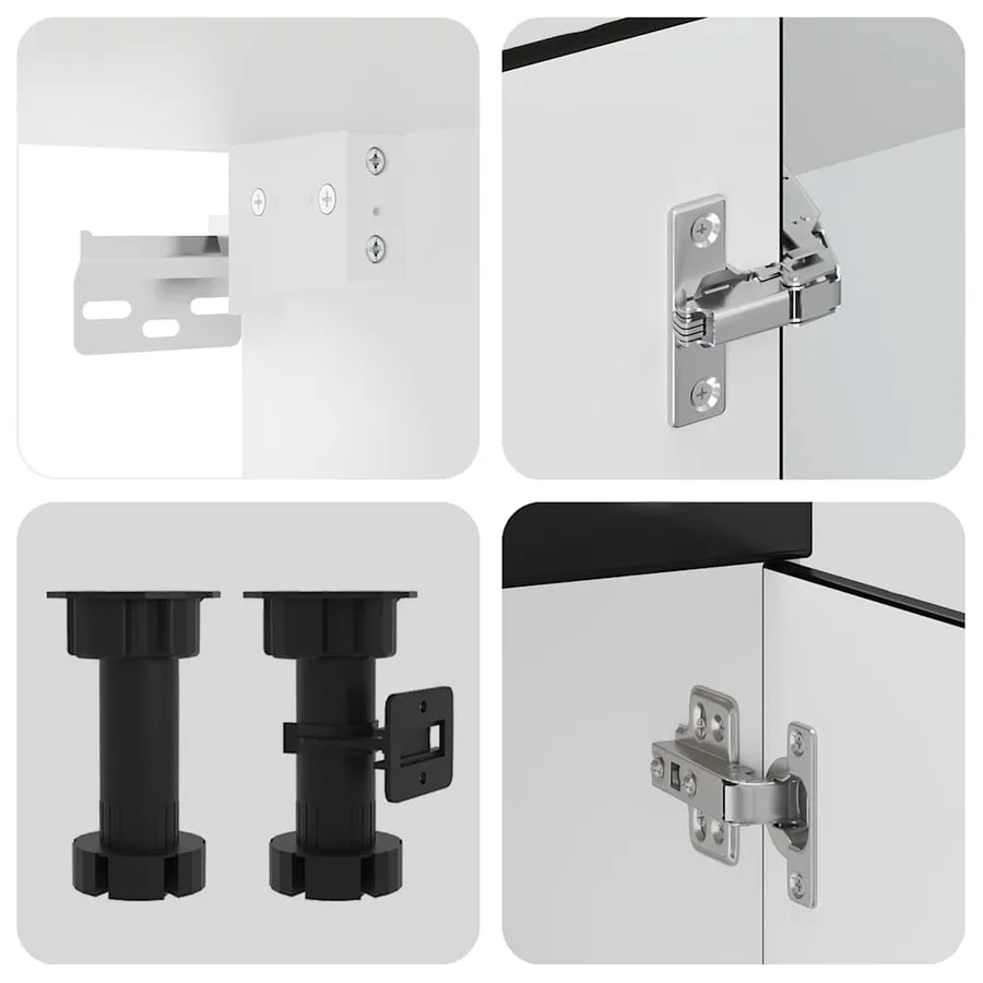 Ensemble d'armoires de cuisine 7 pcs Kalmar bois d'ingénierie - 7