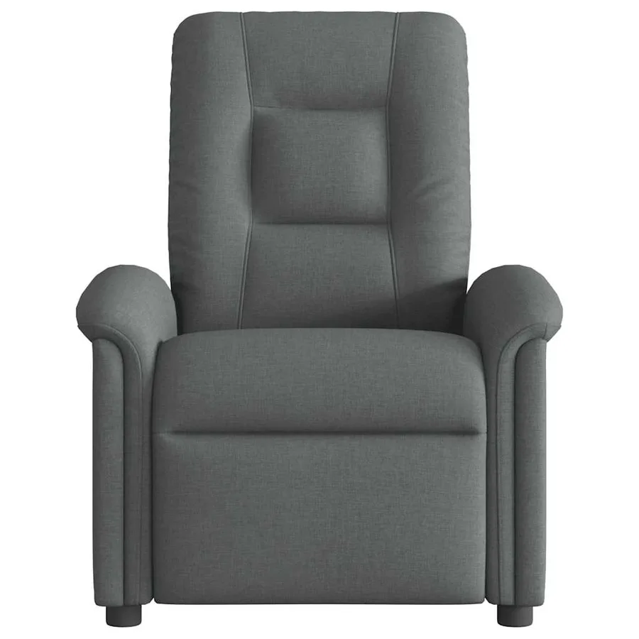 Fauteuil inclinable Gris foncé Tissu - 3