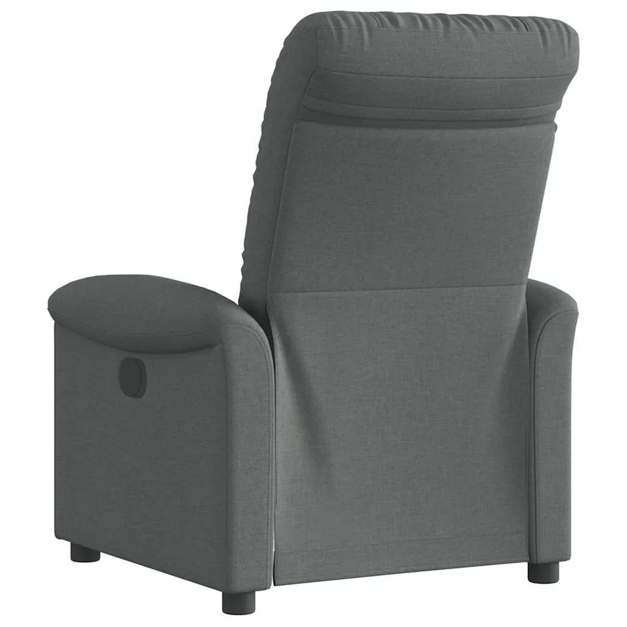 Fauteuil inclinable Gris foncé Tissu - 5
