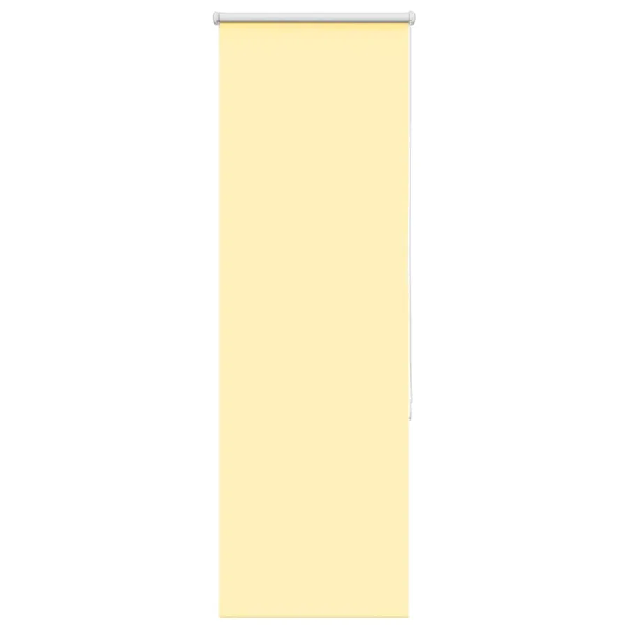 Store enrouleur occultant jaune largeur du tissu 35,7 cm