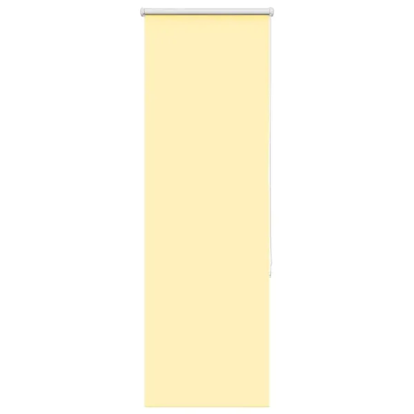 Store enrouleur occultant jaune largeur du tissu 35,7 cm
