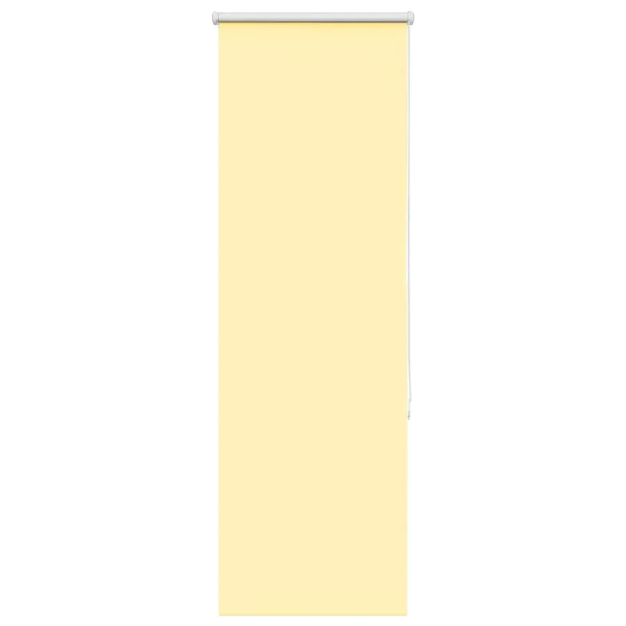 Store enrouleur occultant jaune largeur du tissu 40,7 cm