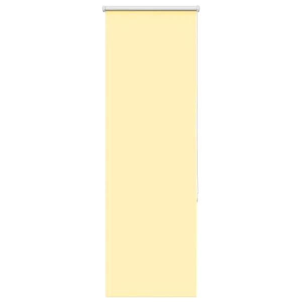 Store enrouleur occultant jaune largeur du tissu 40,7 cm