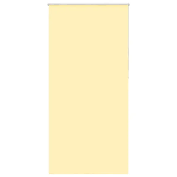 Store enrouleur occultant jaune largeur du tissu 90,7 cm