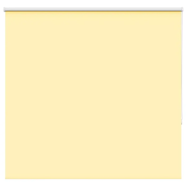 Store enrouleur occultant jaune largeur du tissu 161,6 cm