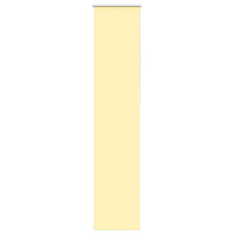 Store enrouleur occultant jaune largeur du tissu 55,7 cm