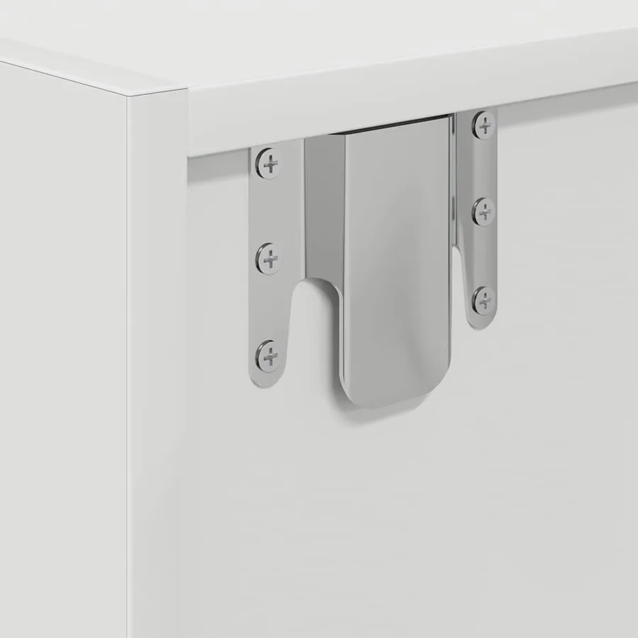 Meubles TV 2 pcs blanc 80x31x25,5 cm bois d'ingénierie - 12