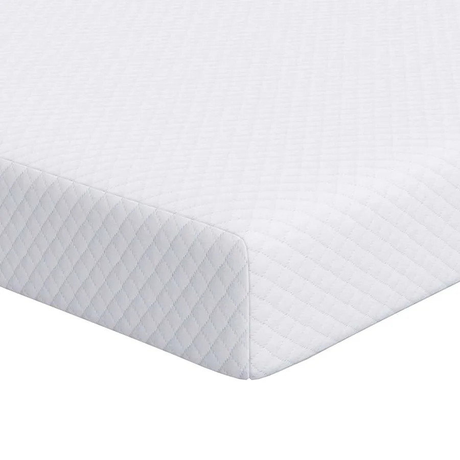 Surmatelas en mousse à mémoire 200 x 200 cm Thick Doux Blanc - 2