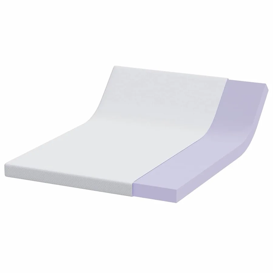 Surmatelas en mousse à mémoire 160 x 200 cm Thick Doux Blanc - 4