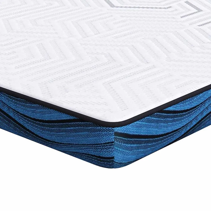 Surmatelas Blanc 180 x 200 cm Tissu jacquard - 2