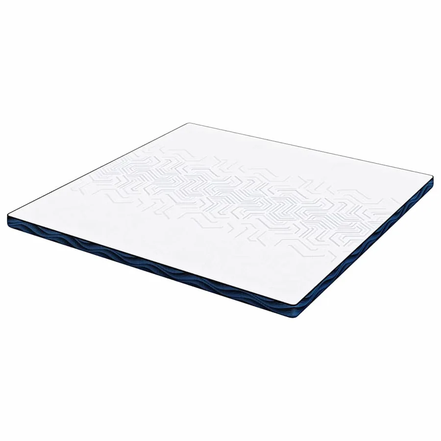 Surmatelas Blanc 180 x 200 cm Tissu jacquard - 5