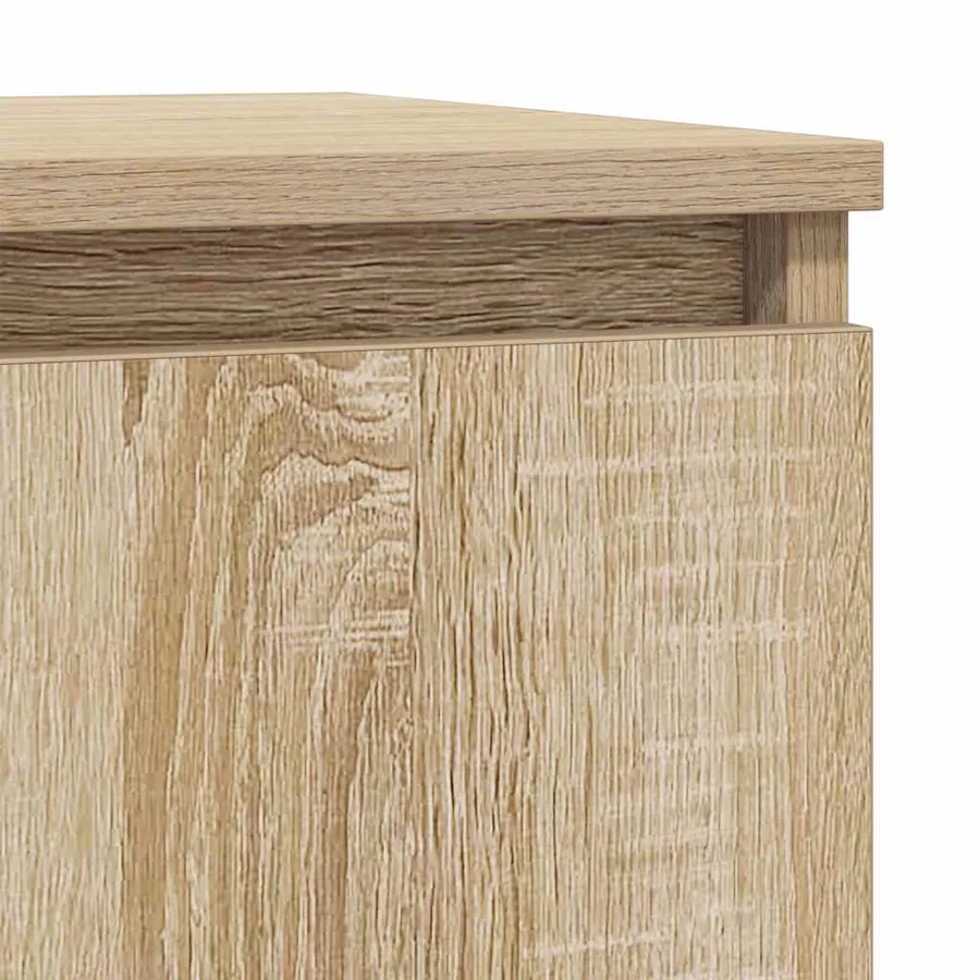 Buffet avec tiroir chêne sonoma 71x35x65 cm bois d'ingénierie - 10