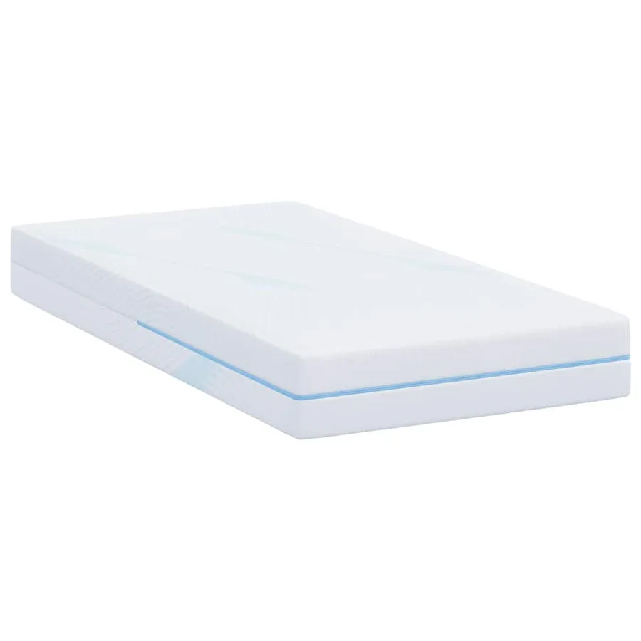 Matelas Moyennement ferme 80 x 160 cm Blanc - 5