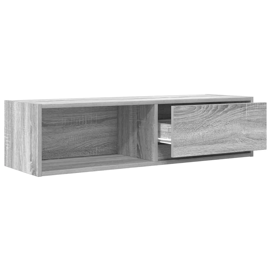 Meubles TV 2 pcs sonoma gris 100x31x25,5 cm bois d'ingénierie - 5