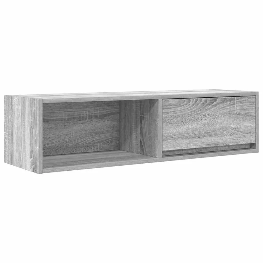 Meubles TV 2 pcs sonoma gris 100x31x25,5 cm bois d'ingénierie - 6