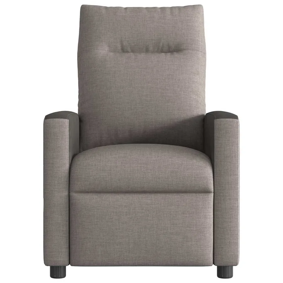 Fauteuil de massage inclinable Taupe Tissu - 3