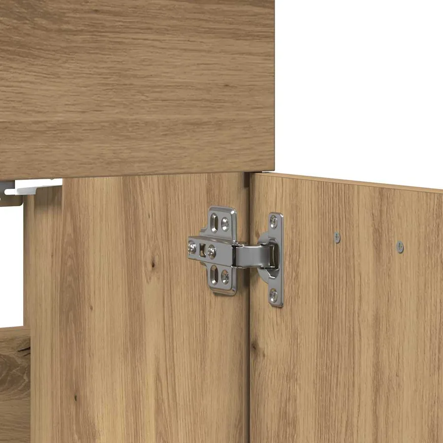Ensemble de meubles salle de bain 2 pcs bois d'ingénierie - 10