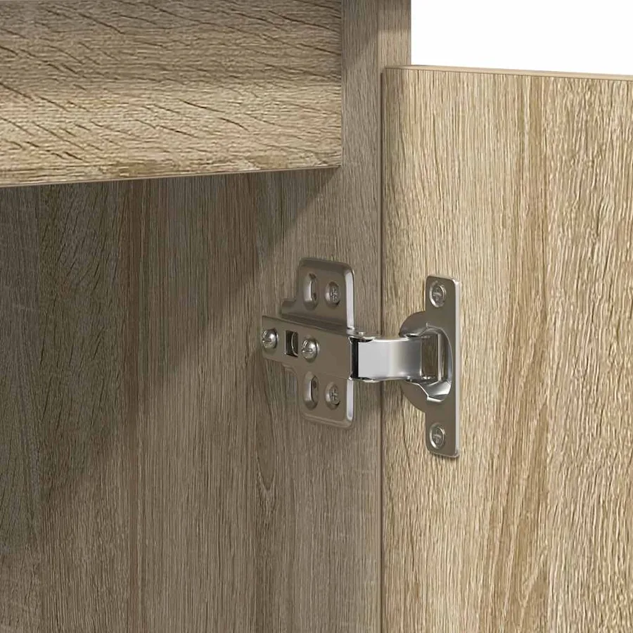 Buffet avec tiroirs chêne sonoma 100,5x35x76 cm bois ingénierie - 9