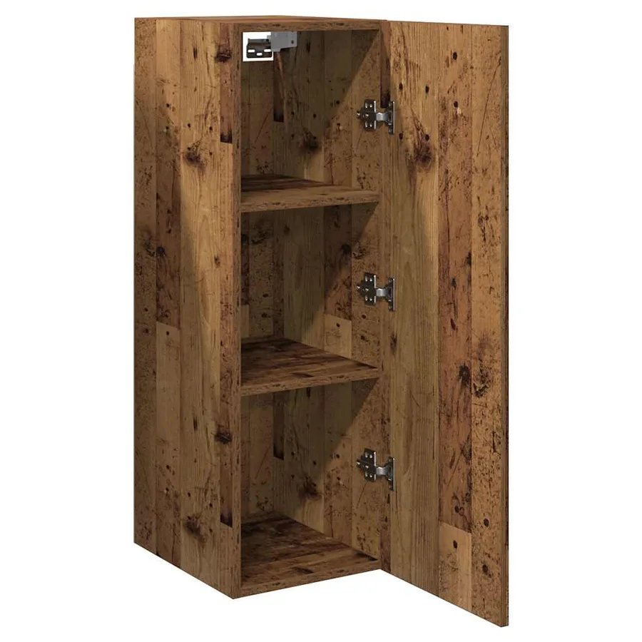 Meubles TV 2 pcs vieux bois 30,5x30x90 cm bois d'ingénierie - 7