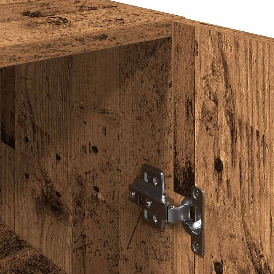 Meubles TV 2 pcs vieux bois 30,5x30x90 cm bois d'ingénierie - 9