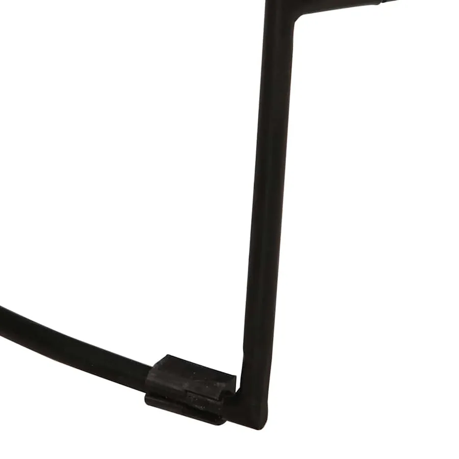 Tabourets de bar lot de 2 49x43x79 cm bois de manguier massif - 7