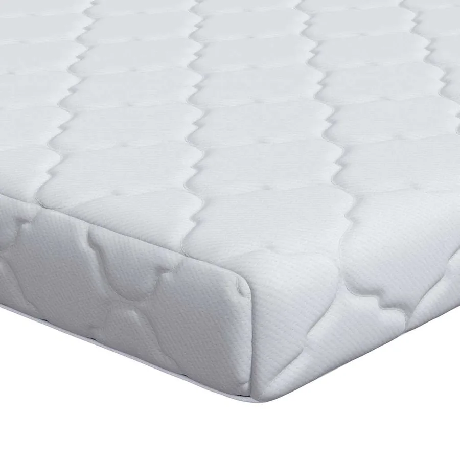 Matelas Blanc 90 x 190 cm Tissu jacquard - 2