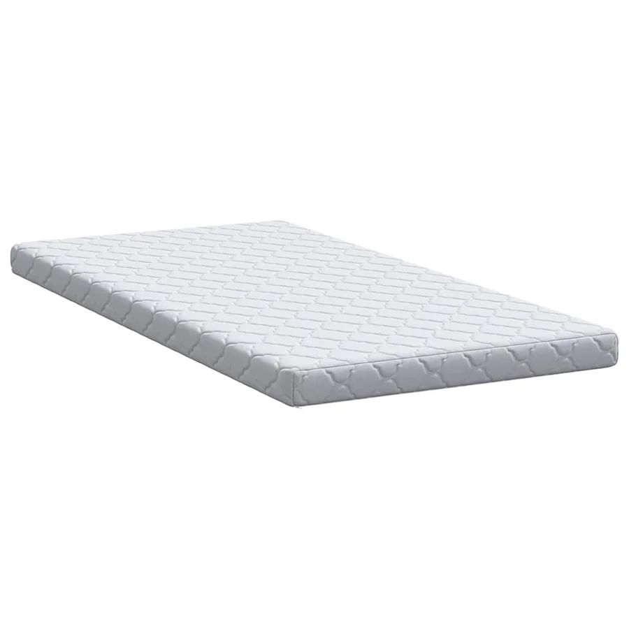 Matelas Blanc 90 x 190 cm Tissu jacquard - 5