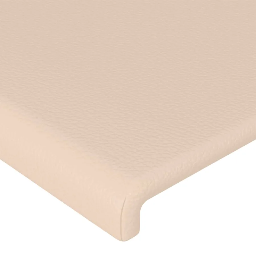 Tête de lit à LED Cappuccino 203x16x118/128 cm Similicuir - 5