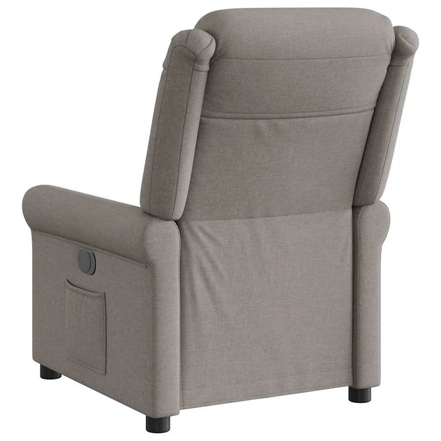 Fauteuil inclinable Taupe Tissu - 5