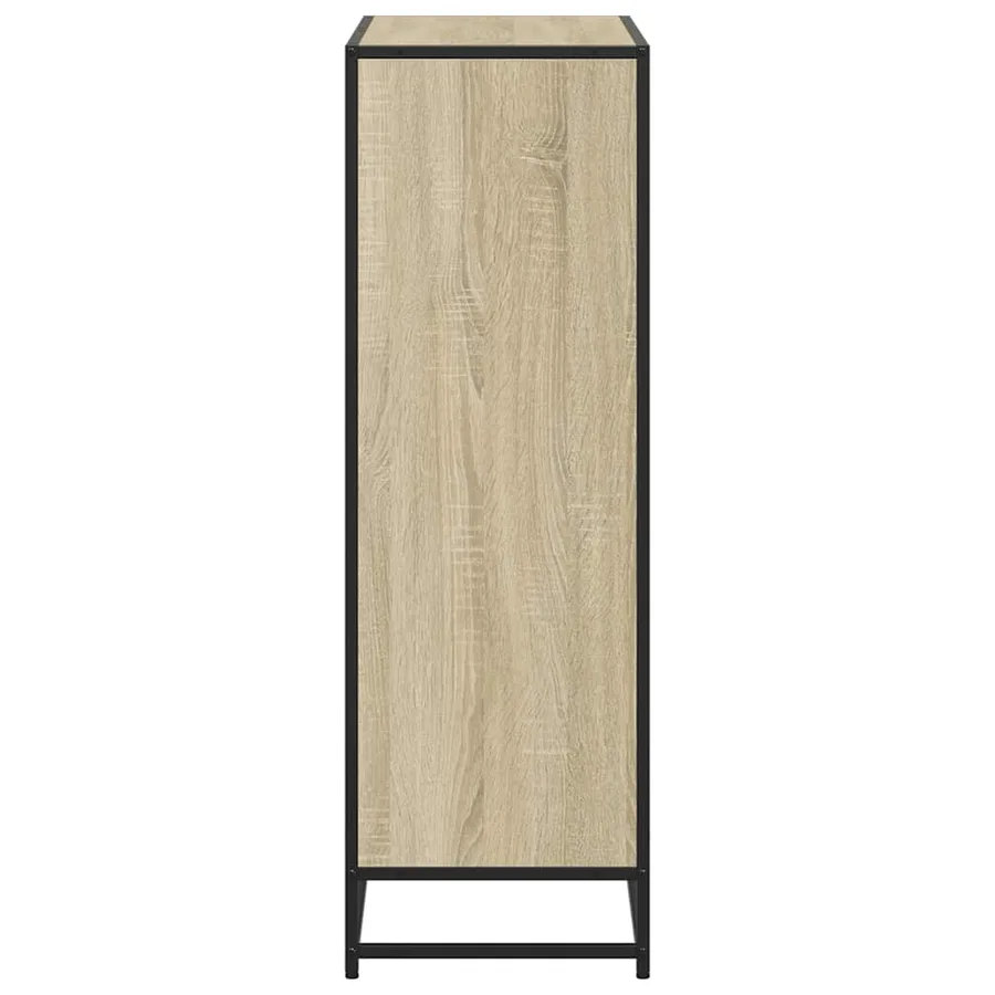 Bibliothèque chêne sonoma 80,5x35x107,5 cm bois d'ingénierie - 5