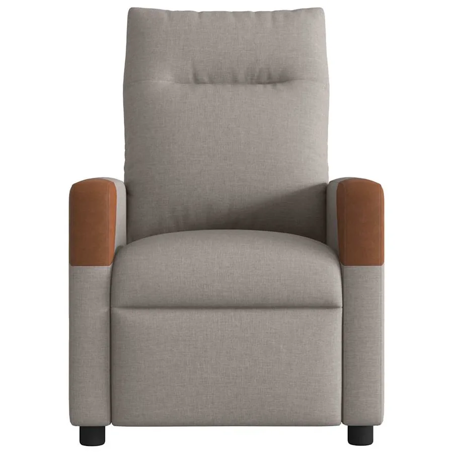 Fauteuil inclinable Taupe Tissu - 3