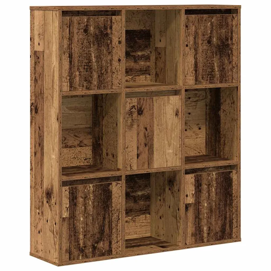 Bibliothèque vieux bois 89x24x101,5 cm bois d'ingénierie - 2