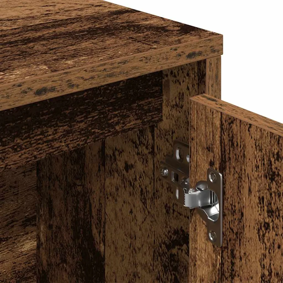 Bibliothèque vieux bois 89x24x101,5 cm bois d'ingénierie - 8