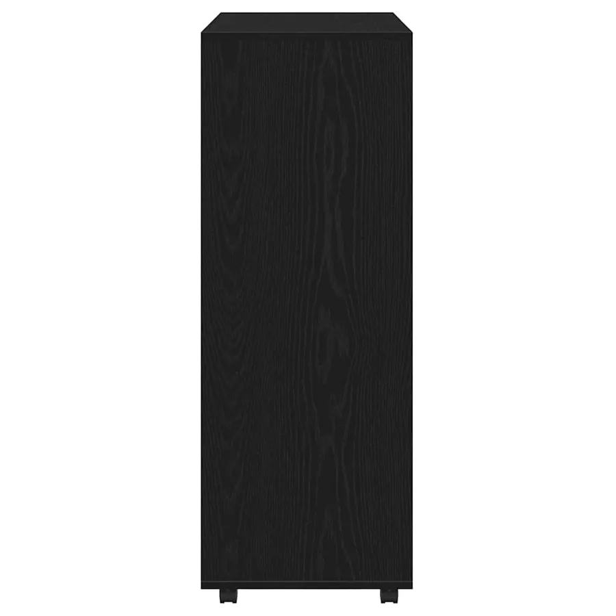 Armoire en chêne noir 80x40x110 cm Bois d'ingénierie - 6