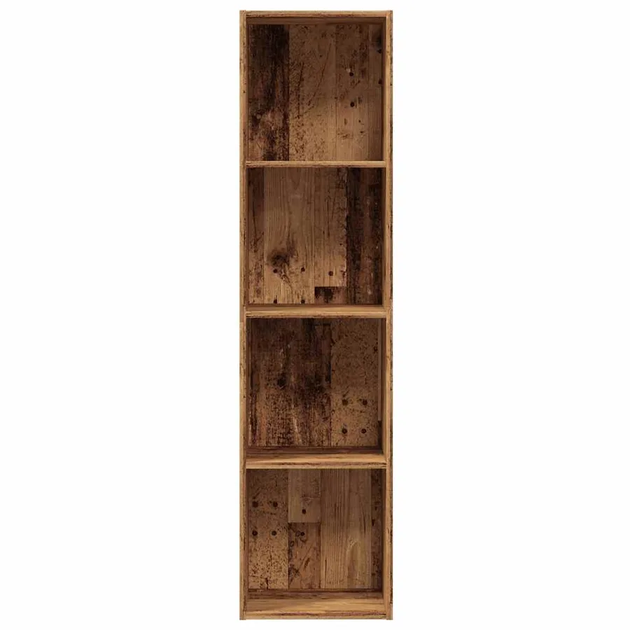Bibliothèque/Meuble TV vieux bois 36x30x143cm bois d'ingénierie - 4