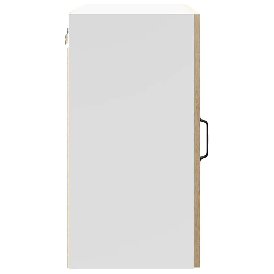 Armoires murales de cuisine 2 pcs Lucca en chêne Sonoma bois d'ingénierie - 8