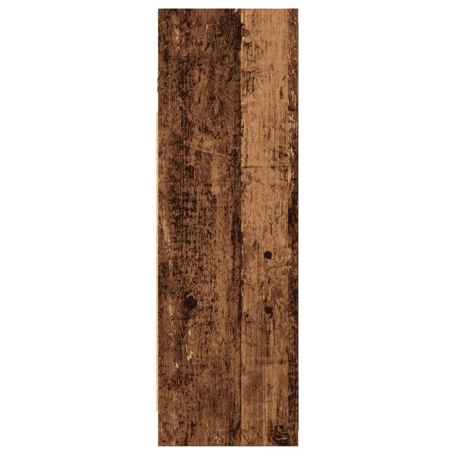 Armoire à miroir de salle de bain vieux bois 62,5x20,5x64 cm - 6