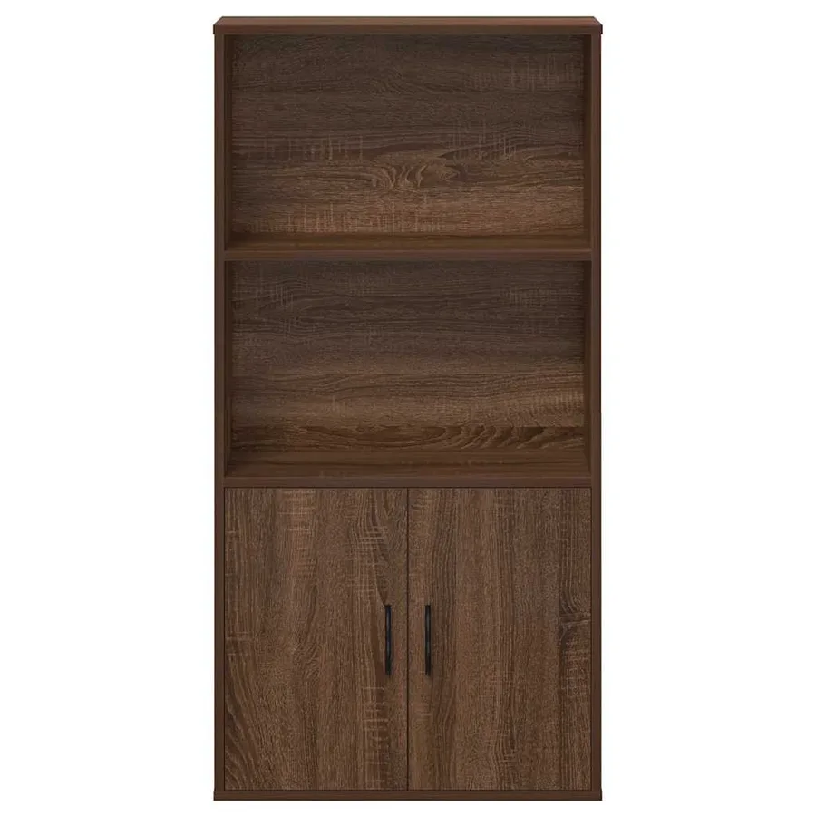 Bibliothèque chêne marron 60x24x120 cm bois d'ingénierie - 4