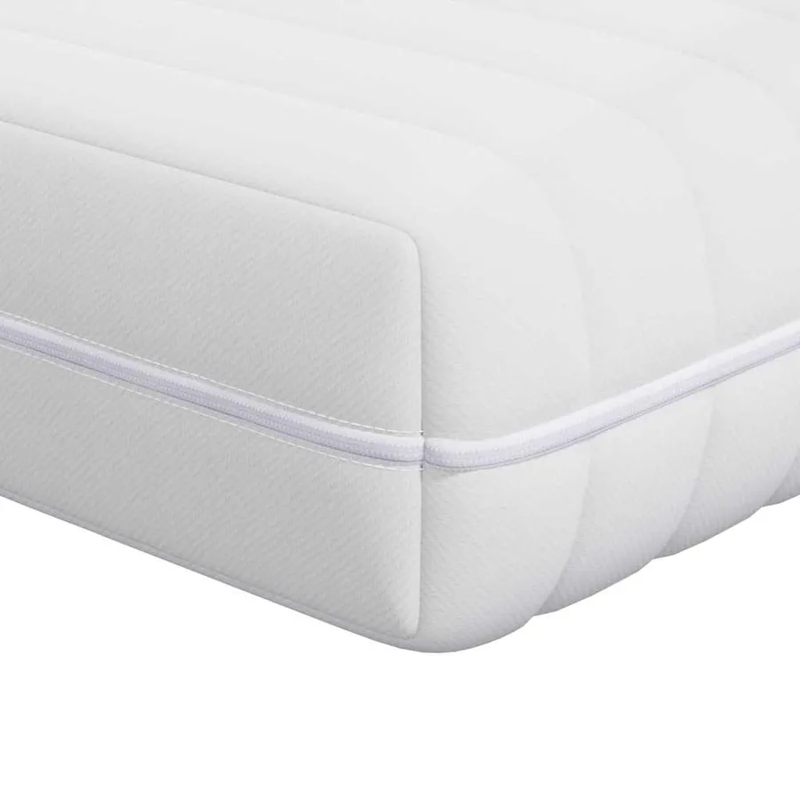 Matelas Blanc 100 x 200 cm Ressort ensaché - 2