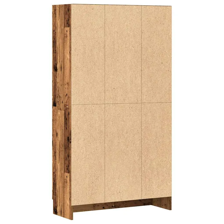 Bibliothèque vieux bois 82,5x30,5x150 cm bois d'ingénierie - 6