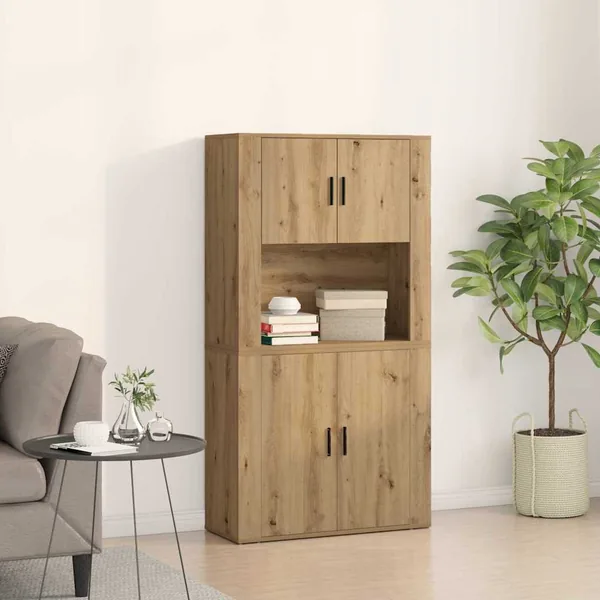 Haut Armoire Chêne artisanal 80 x 33 x 150 cm Bois d'ingénierie