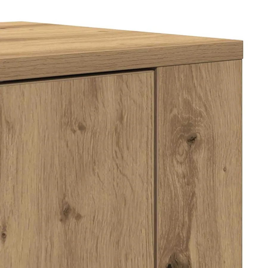 Haut Armoire Chêne artisanal 80 x 33 x 150 cm Bois d'ingénierie - 9