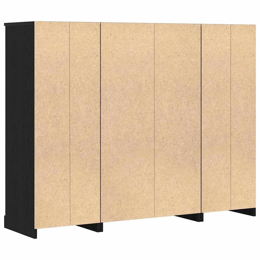 Haut Armoire Chêne noir 132 x 35,5 x 103,5 cm Bois d'ingénierie - 10