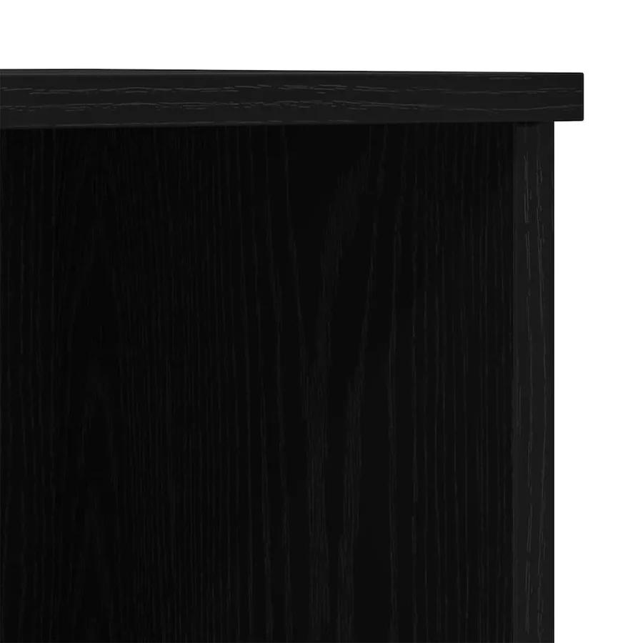 Haut Armoire Chêne noir 132 x 35,5 x 103,5 cm Bois d'ingénierie - 11