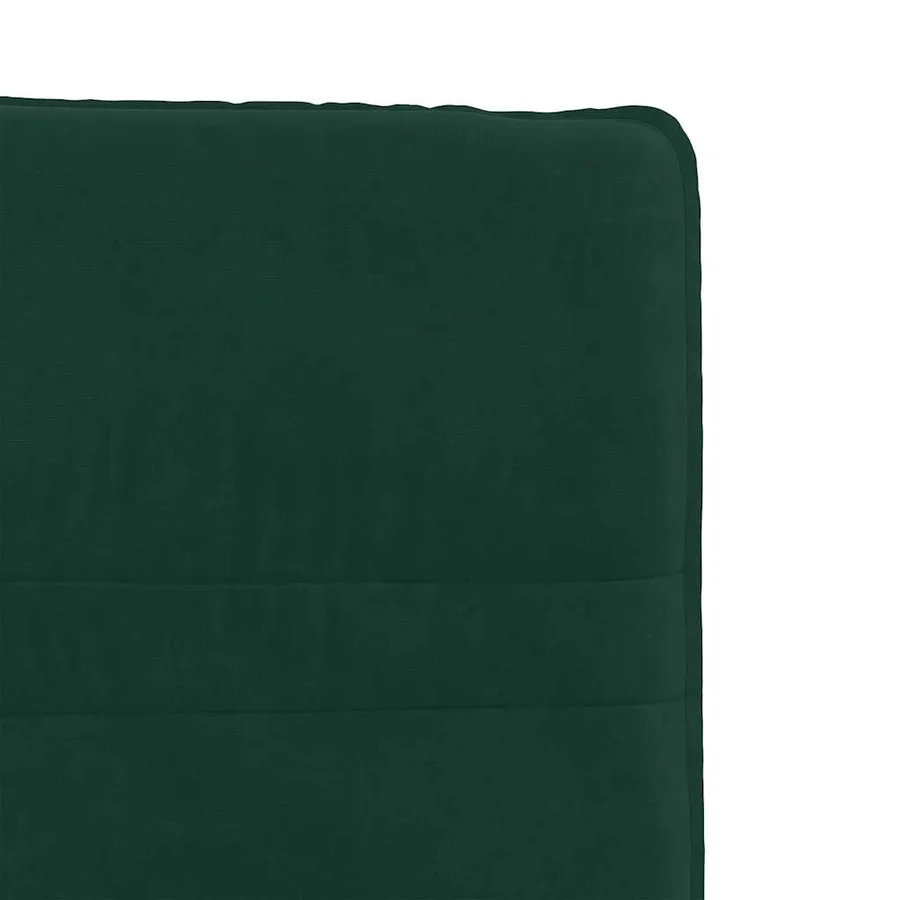 Chaises à manger lot de 4 Vert foncé Velours - 7