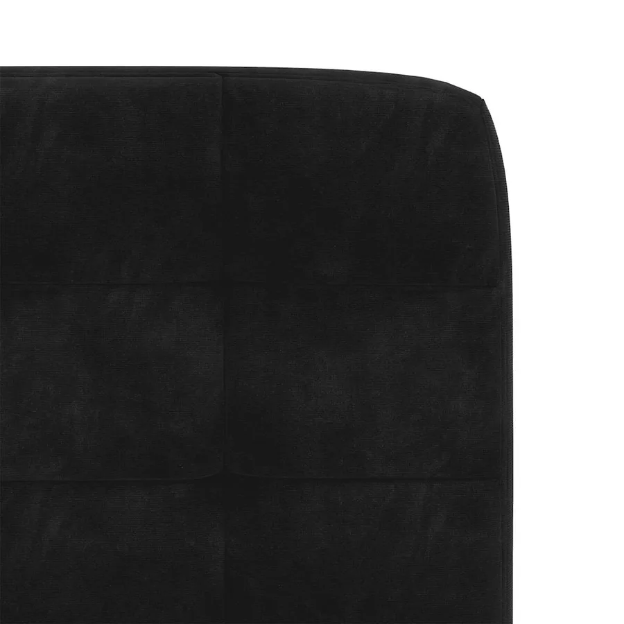 Chaises à manger lot de 6 noir velours - 7